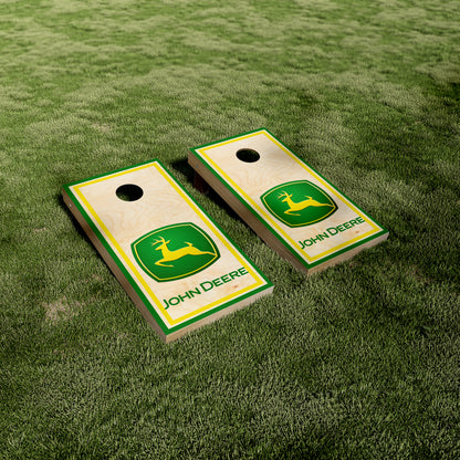 John Deere Logo Cornhole Wraps/Skins