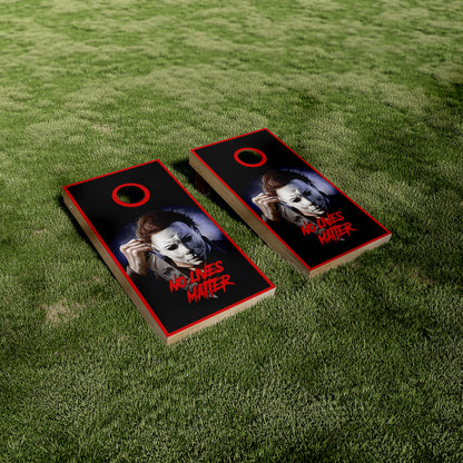 Michael Myers No Lives Matter Cornhole Vinyl Wraps/Skins