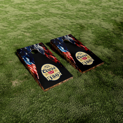 Coors Banquet Flag Printed Vinyl Wraps/Skins