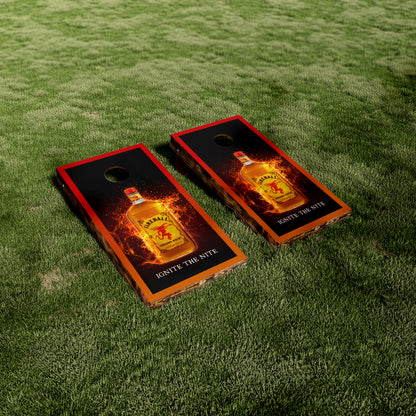 Fireball Whiskey Ignite Red Border Vinyl Wraps/Skins