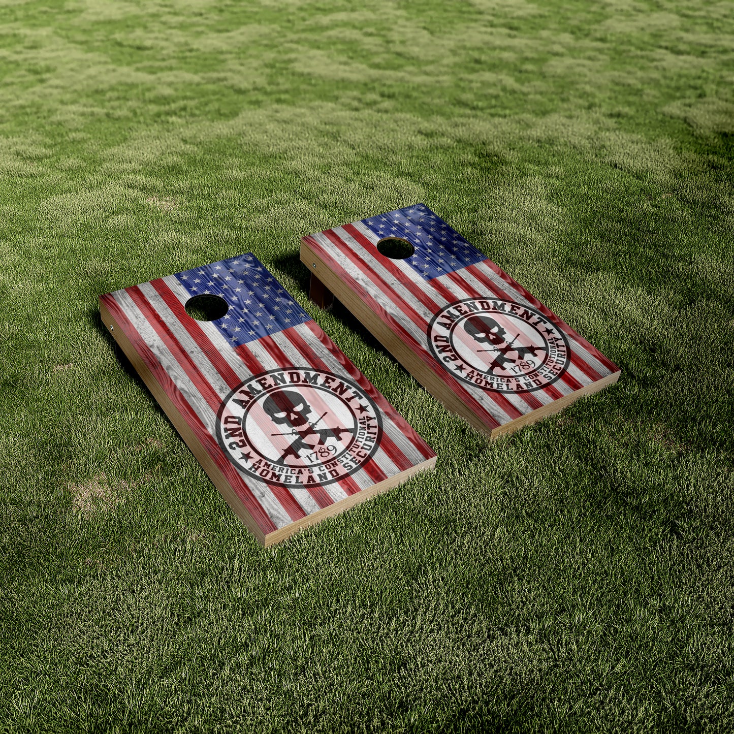 2nd Amendement American Flag Colorful Vinyl Wraps/Skins