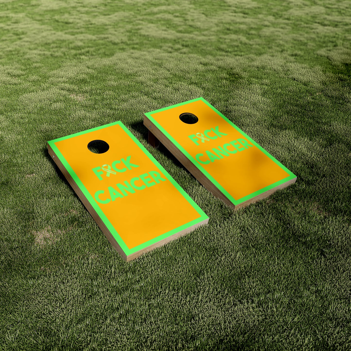 F*ck Cancer Cornhole Wraps/Skins