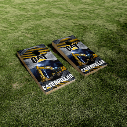 CAT Caterpillar Excavator Cornhole Wraps/Skins