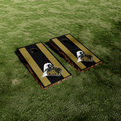 Purdue University Striped Vinyl Wraps/Skins