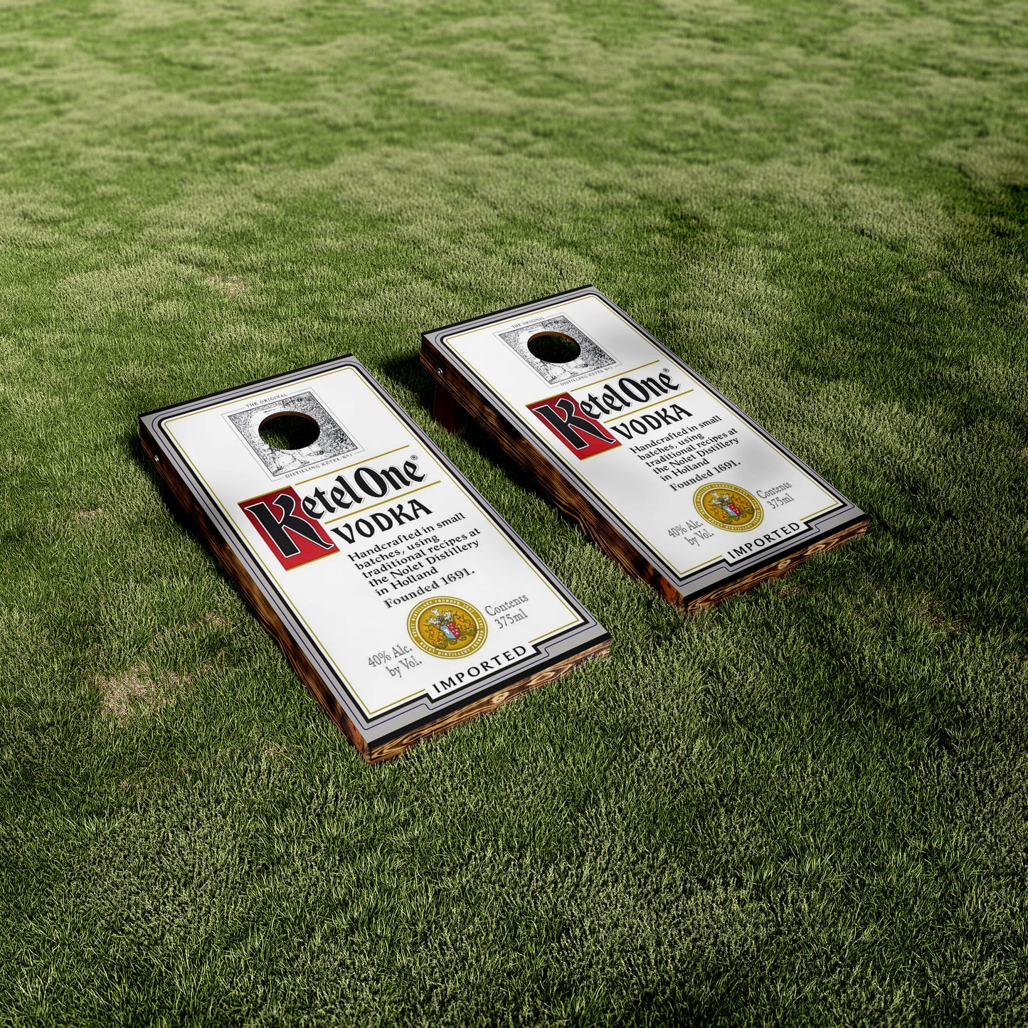 Kettle One Vodka Cornhole Wraps/Skins