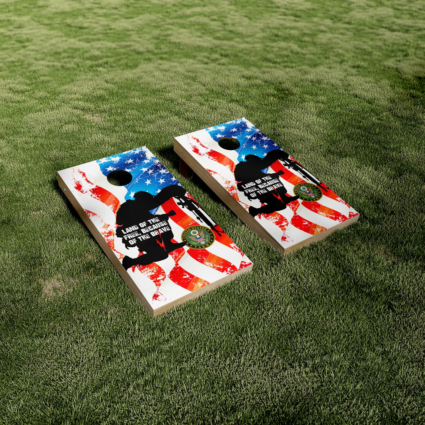 Land of the Free Because of the Brave Vinyl Wraps/Skins