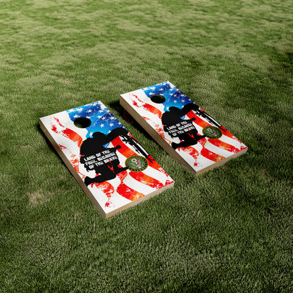 Land of the Free Because of the Brave Vinyl Wraps/Skins