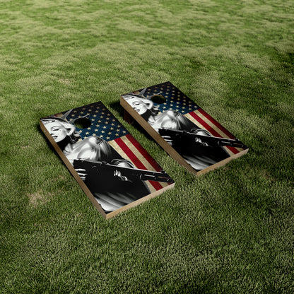 Marilyn Monroe Firearm American Flag Wraps/Skins
