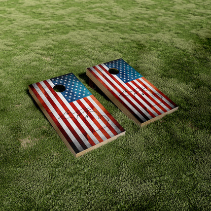American Flag Michigan Peninsula Vinyl Wraps/Skins