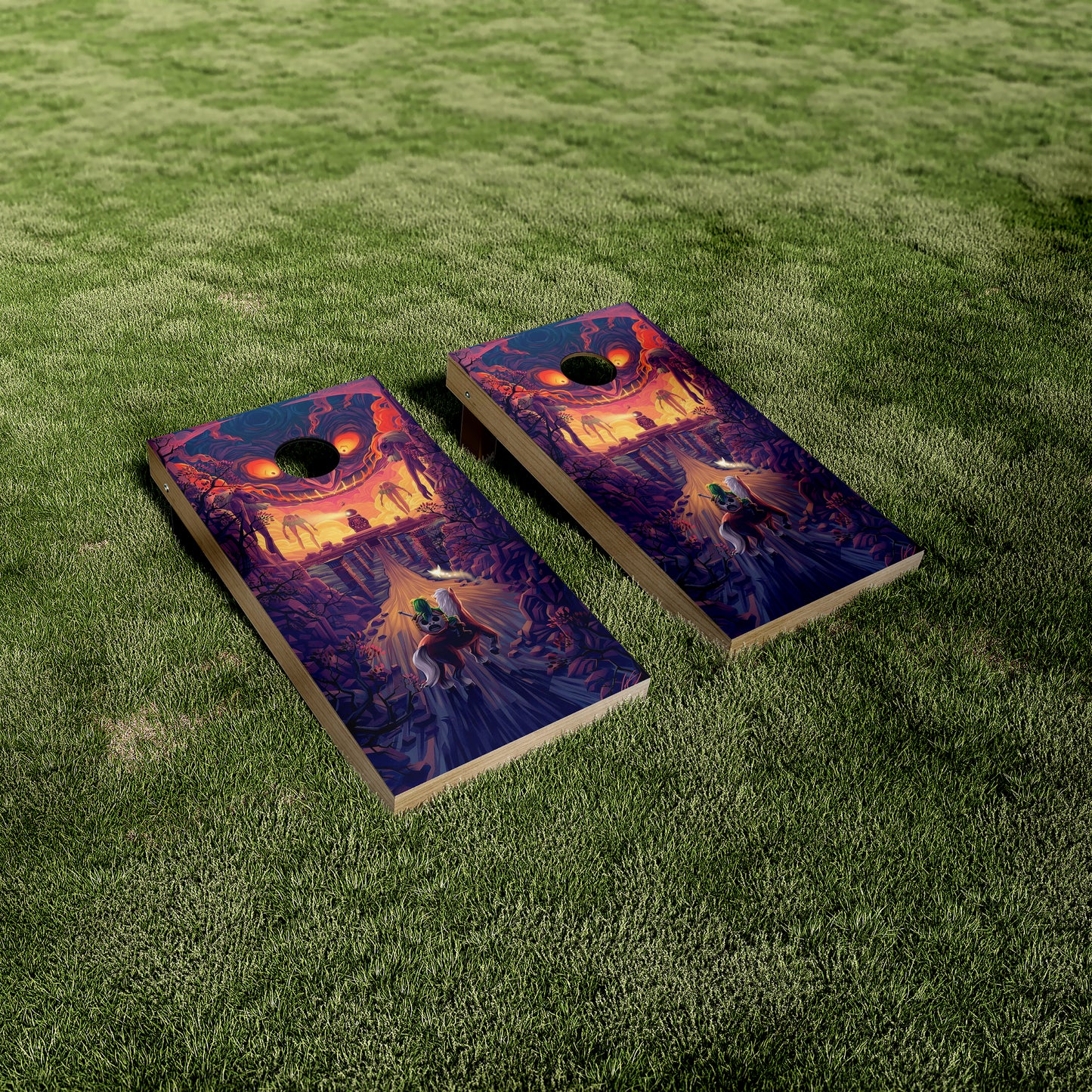 Zelda Monster Horse Vinyl Cornhole Wraps/Skins