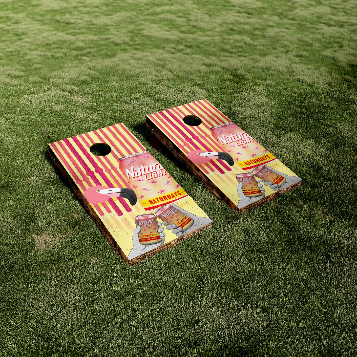 Natural Light Naturdays Cornhole Wraps/Skins