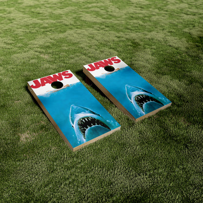 Jaws Shark Cornhole Vinyl Wraps/Skins