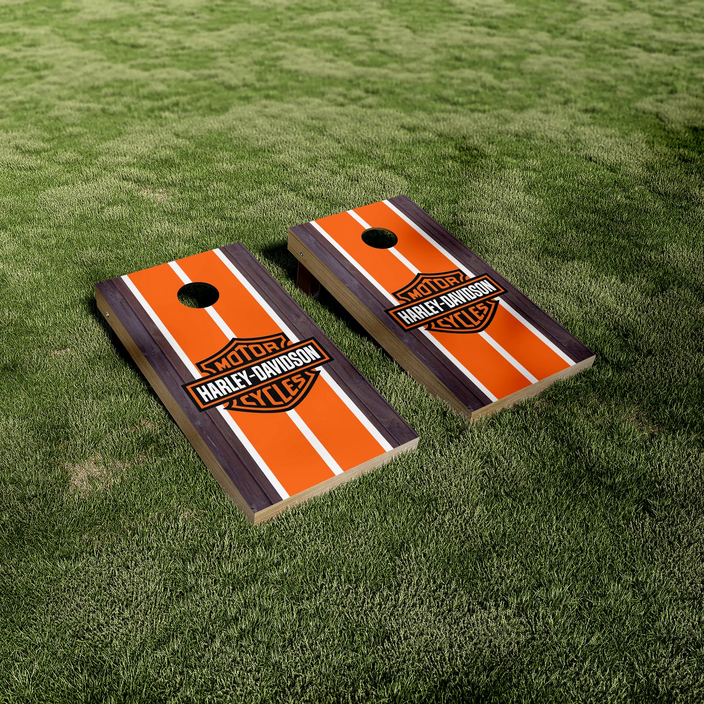 Harley Davidson Wood Themed Vinyl Wraps/Skins