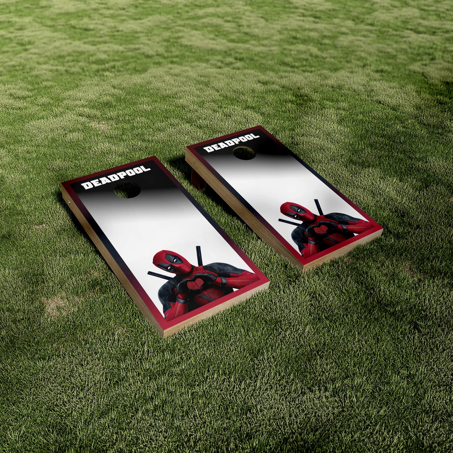 Deadpool Cornhole Vinyl Wraps/Skins