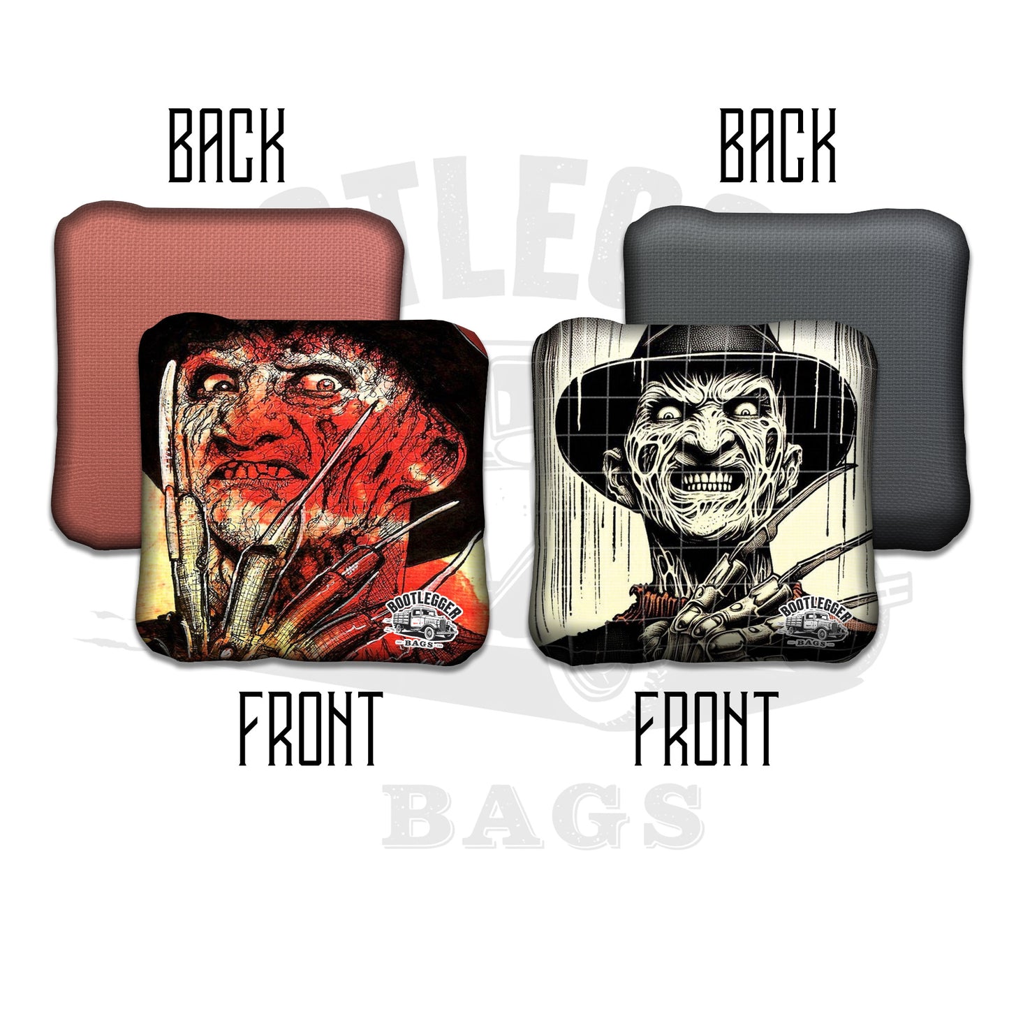 Freddy Kruger Fan Art Cornhole Bags