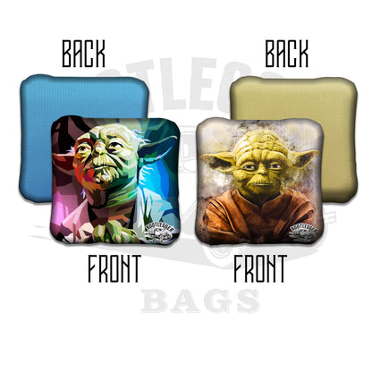 Star Wars Yoda Fan Art Cornhole Bags