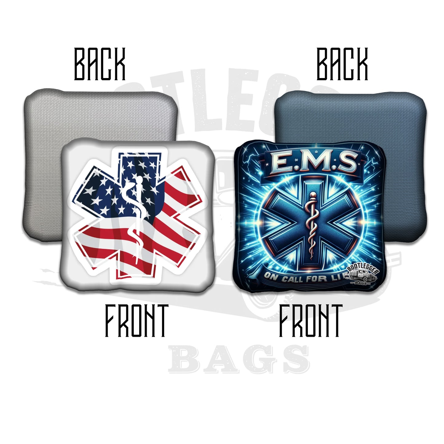 E.M.S. Star of Life Cornhole Bags