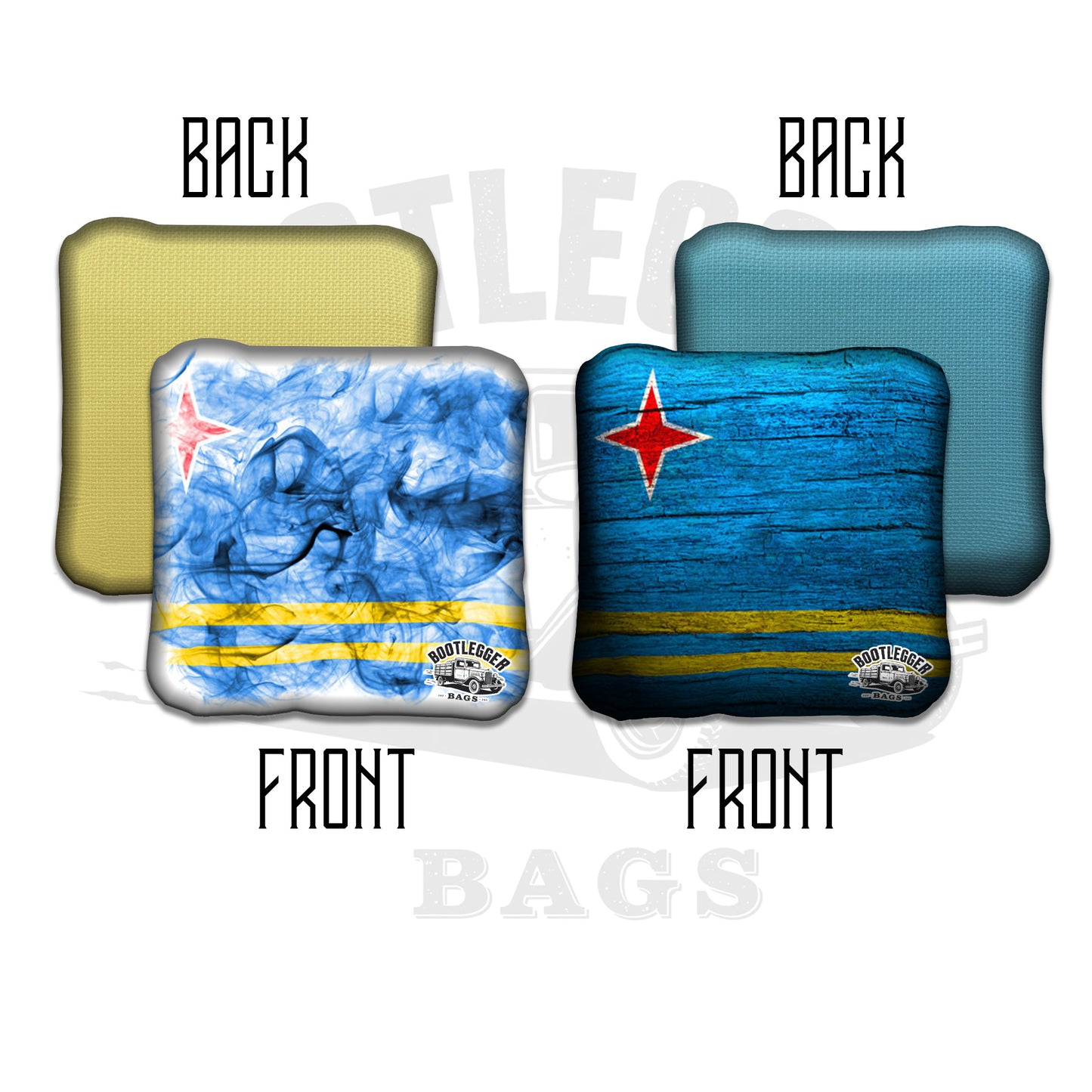 Aruban Flag Cornhole Bags