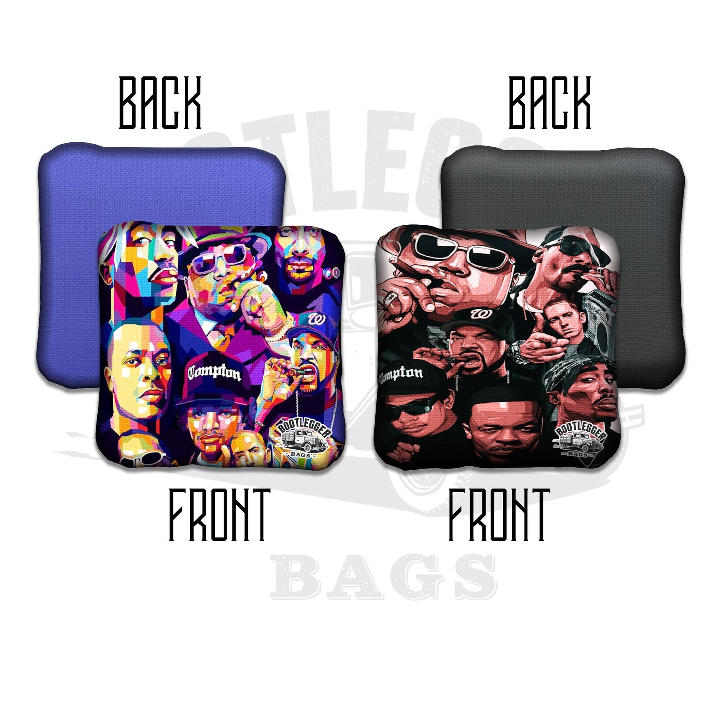 Rap Legends Cornhole Bags