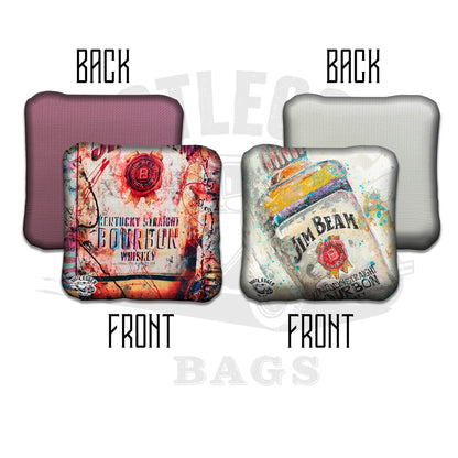 Jim Beam Fan Art Cornhole Bags