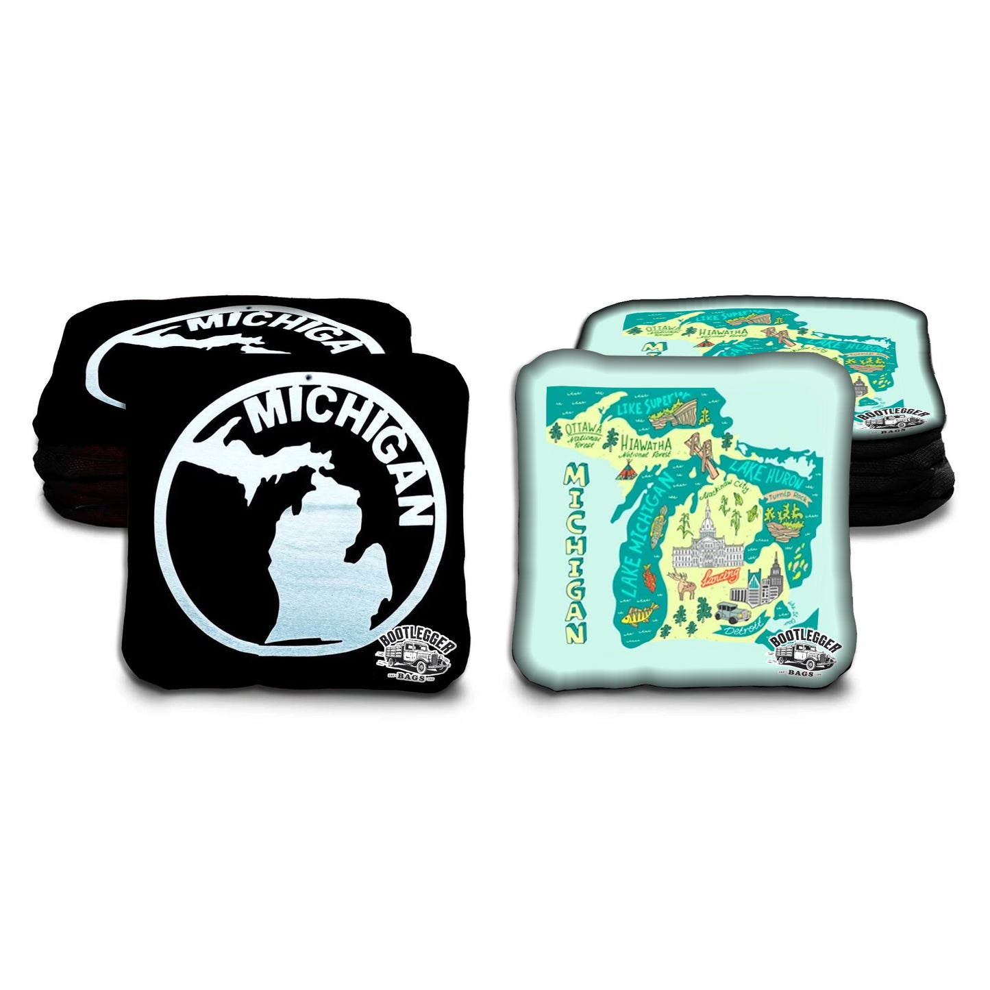 Michigan Pride Cornhole Bags