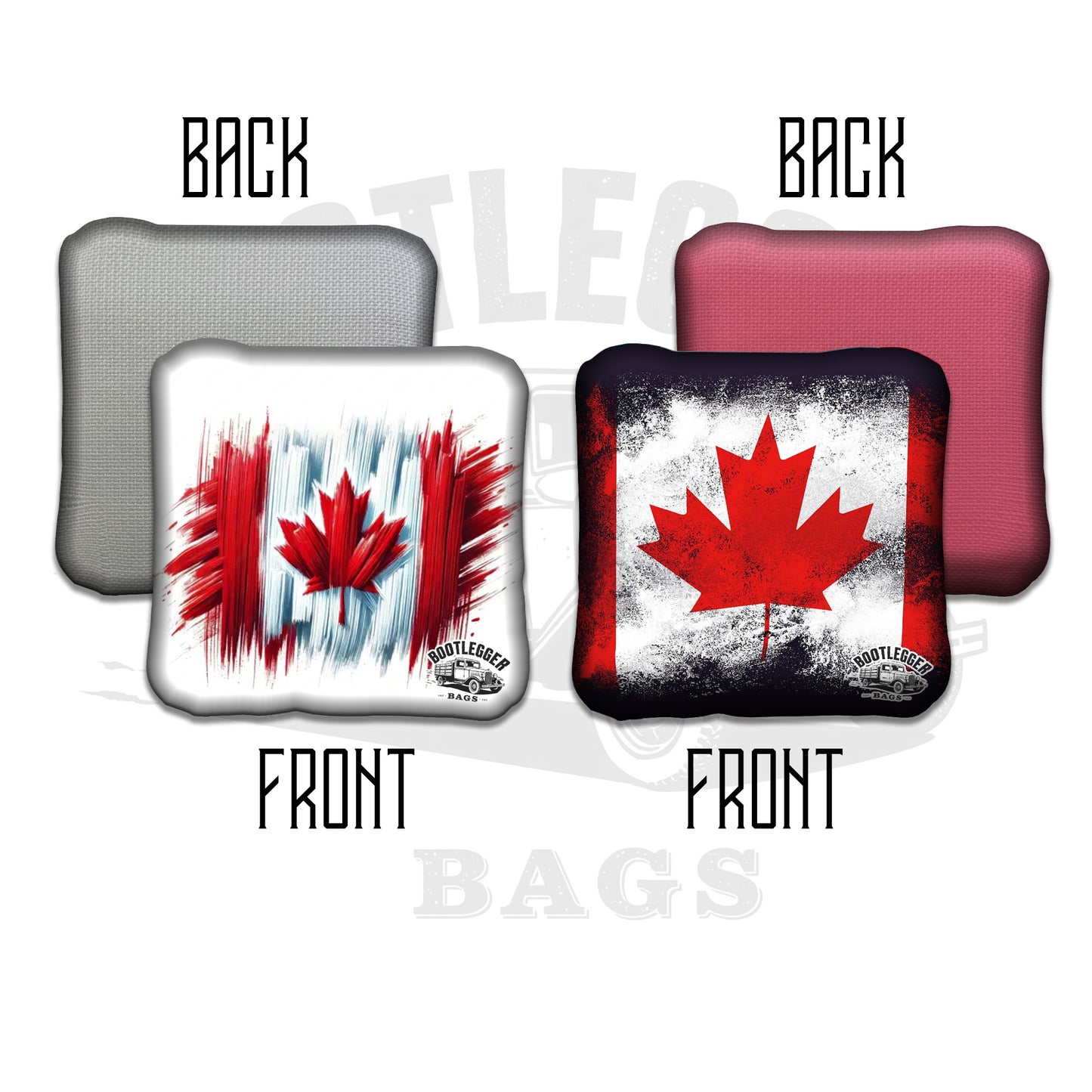 Canadian Flag Maple Leaf Cornhole Bags
