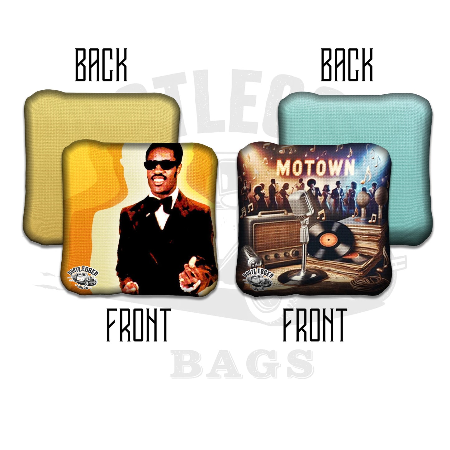 Motown Themed Cornhole Bags