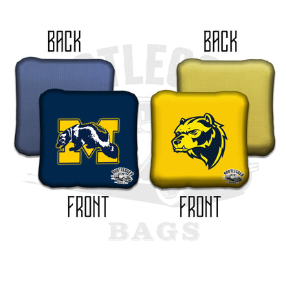 Uofm Retro Cornhole Bags