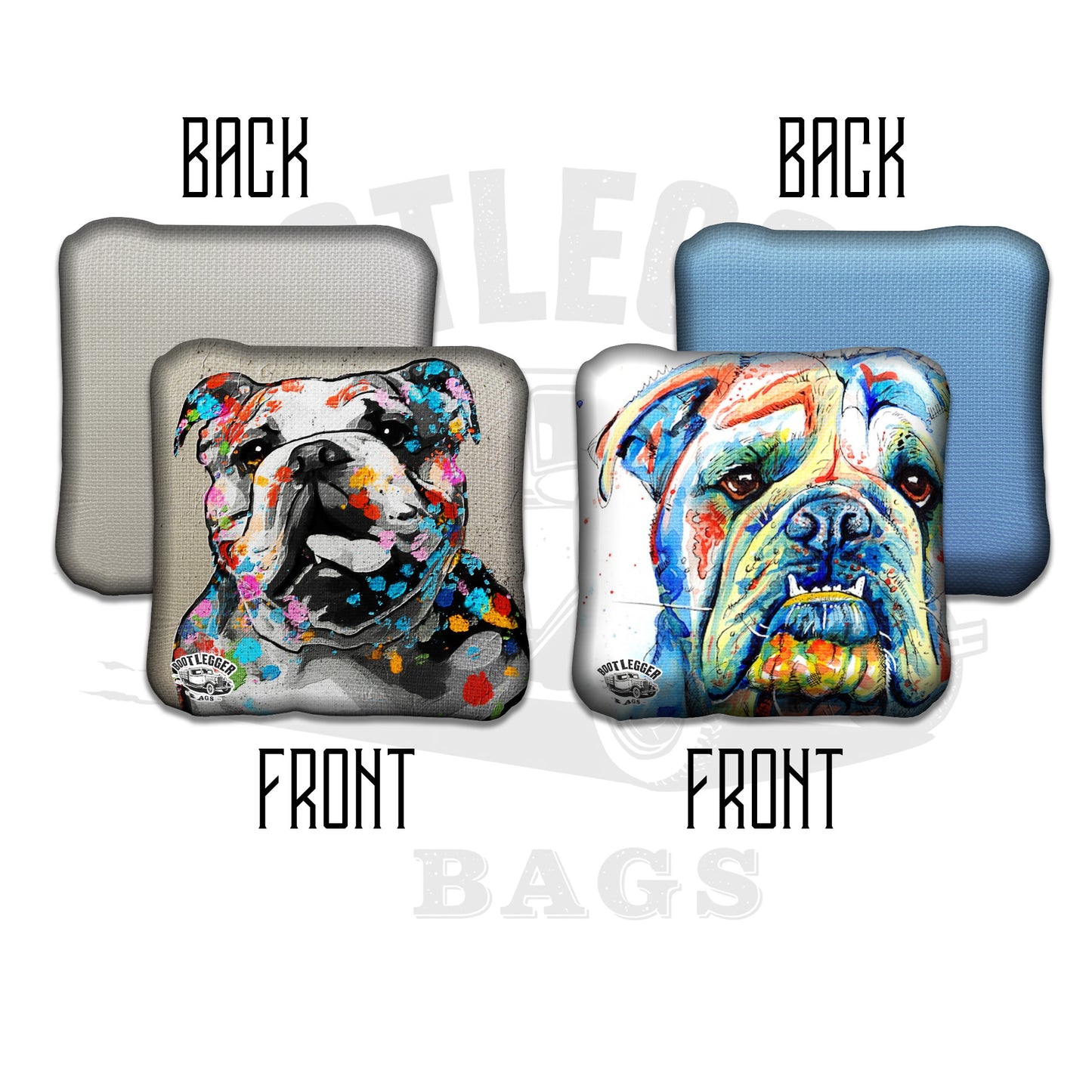 English Bulldog Cornhole Bags