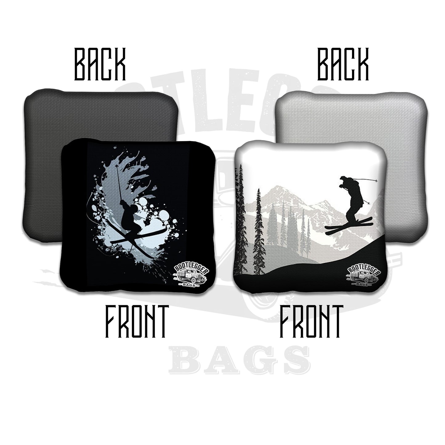 Skiing Cornhole Bags