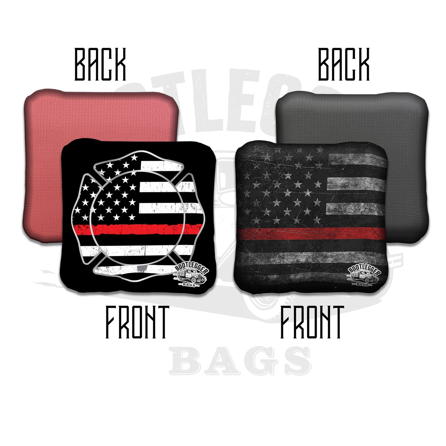 Thin Red Line Flag Cornhole Bags
