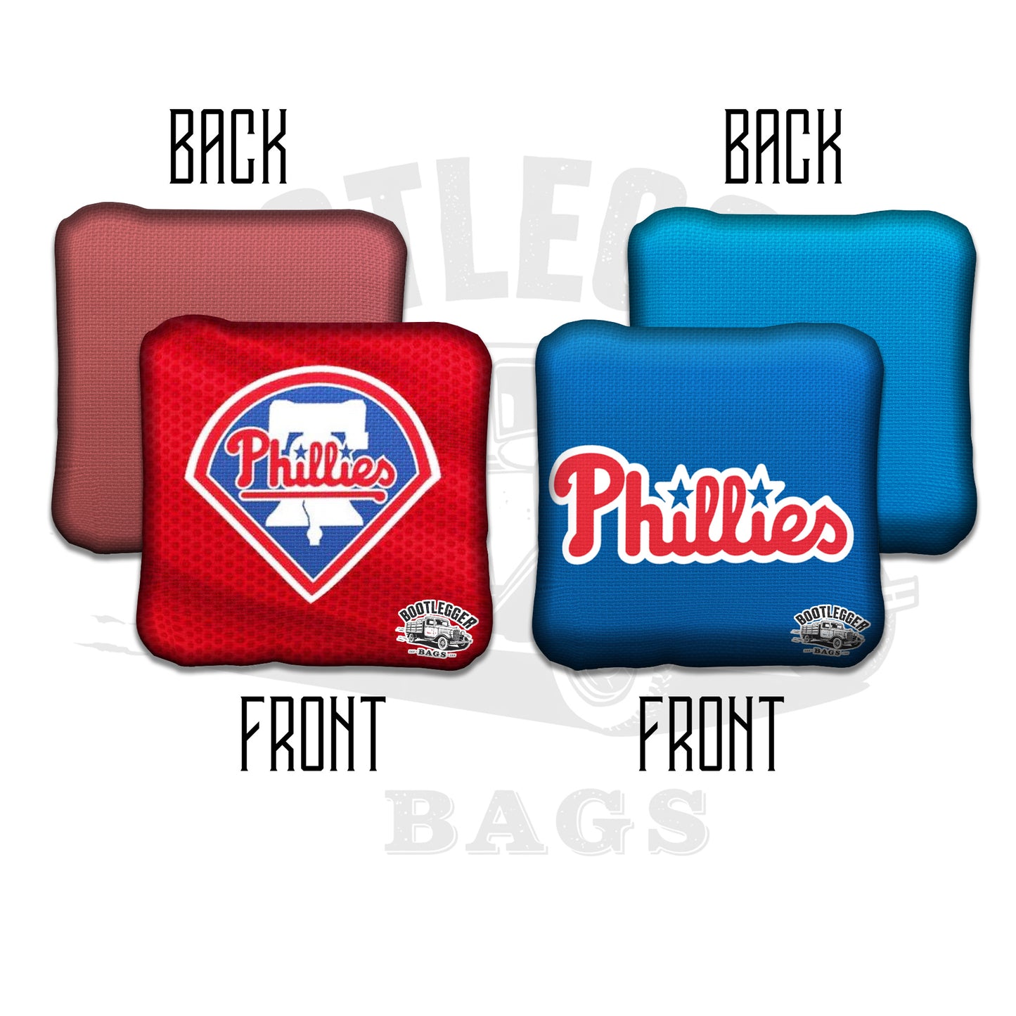 Philadelphia Phillies Fan Art Cornhole Bags