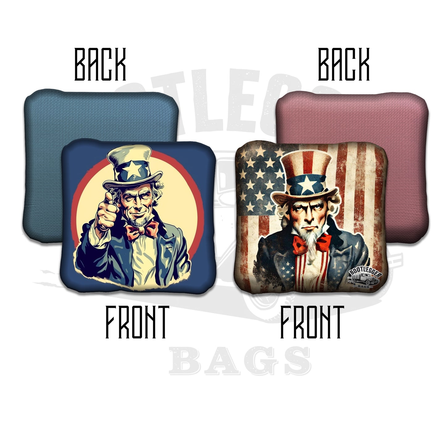 Uncle Sam I Want You Cornhole Bags
