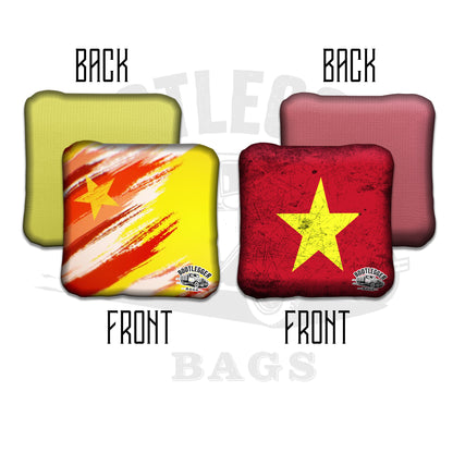Vietnamese Flag Cornhole Bags