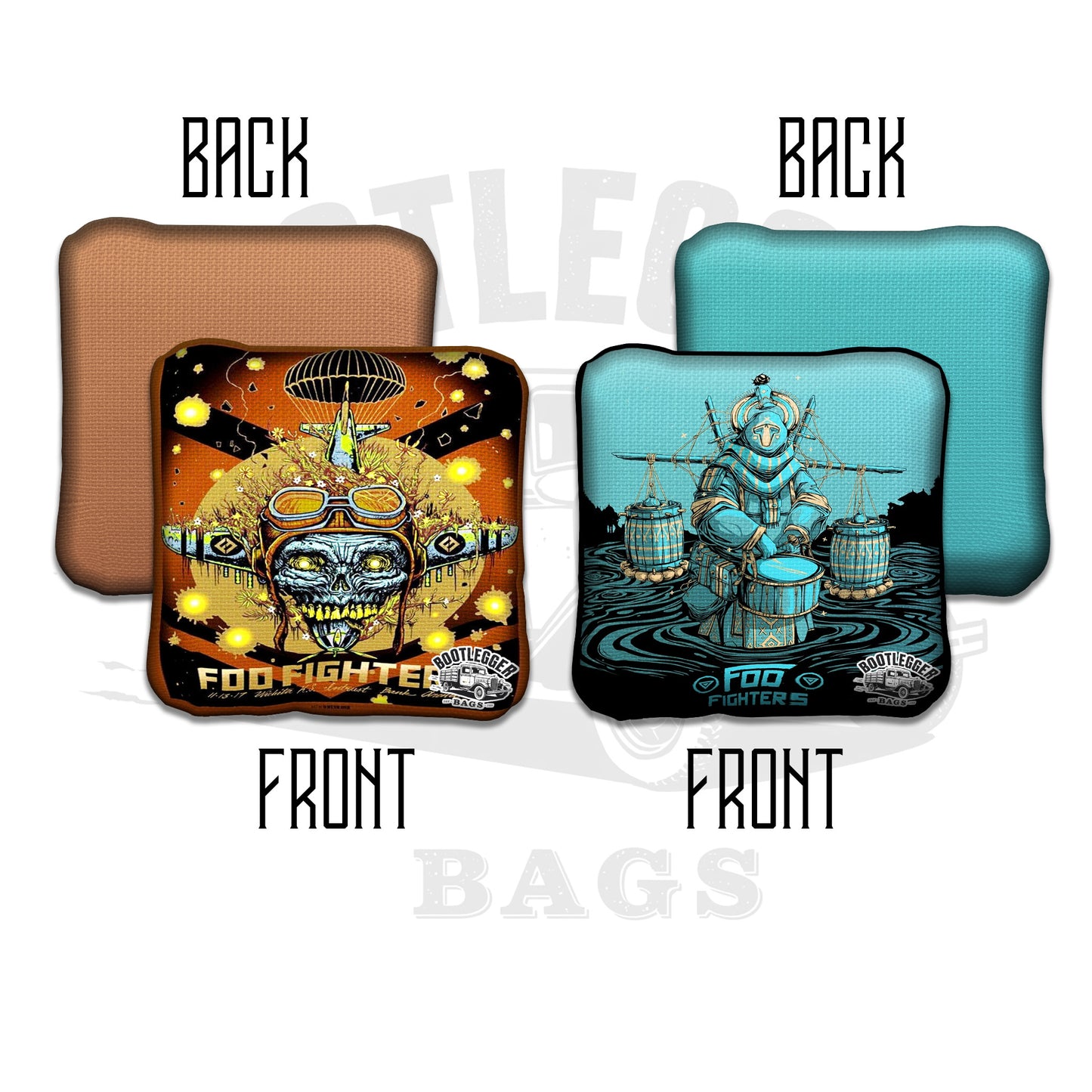 Foo Fighters Fan Art Cornhole Bags