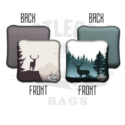 Buck Sillouette Hunting Cornhole Bags