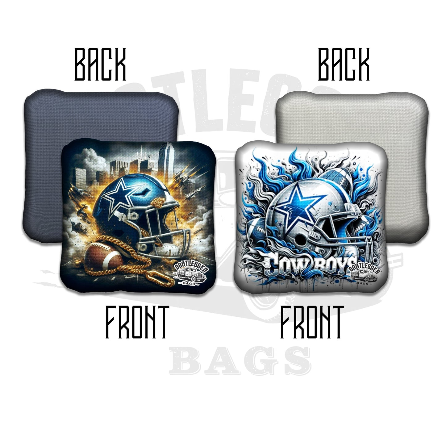 Dallas Cowboys Fan Art Cornhole Bags