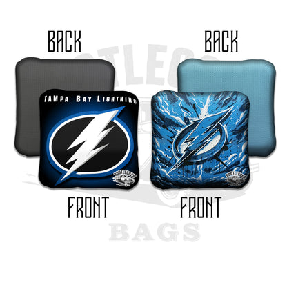 Tampa Bay Lightning Fan Art Cornhole Bags