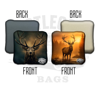 Elk Hunting Cornhole Bags