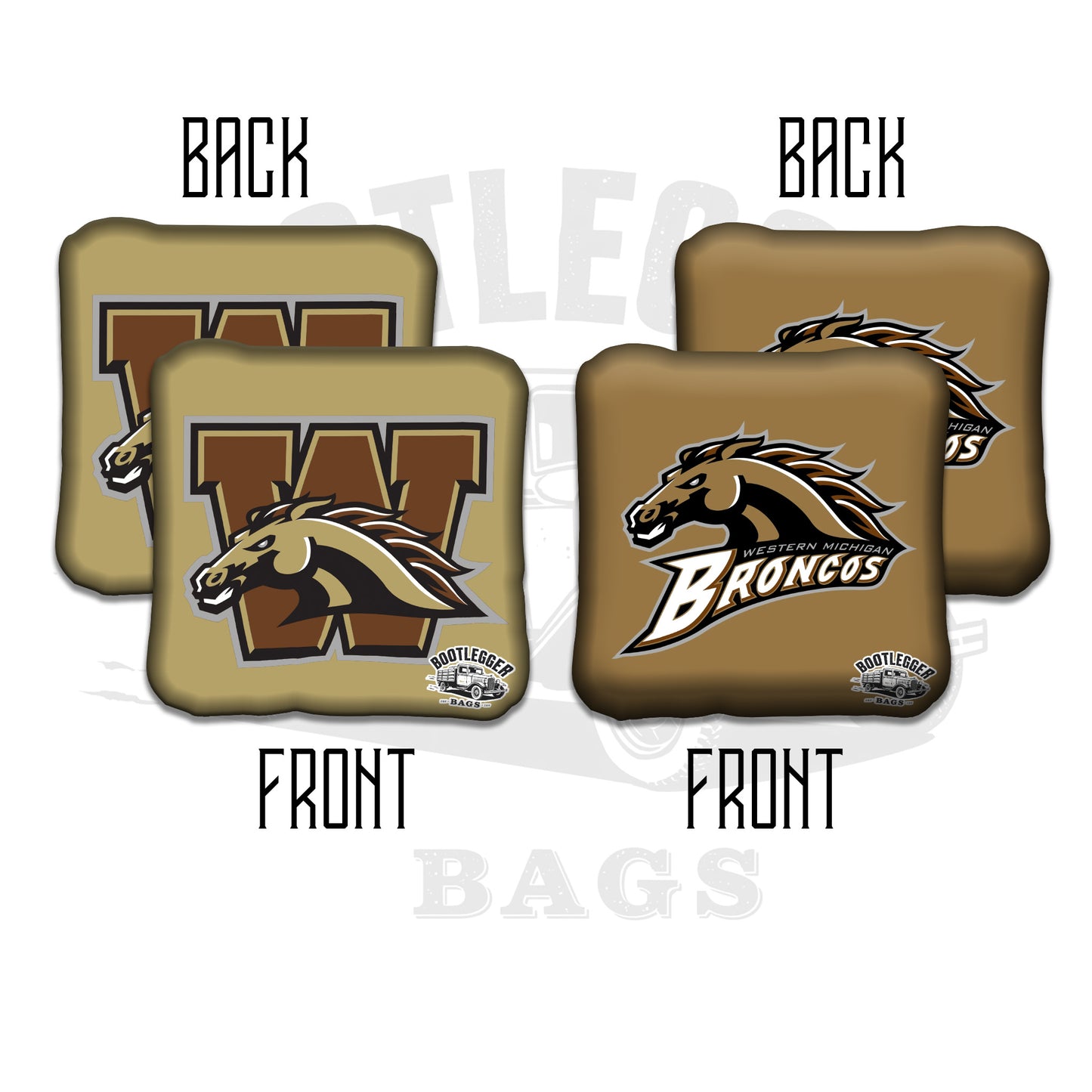 Western Broncos Cornhole Bags