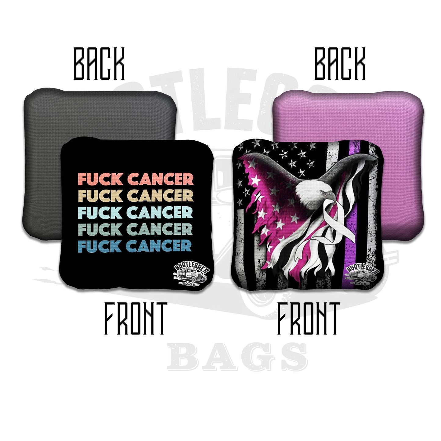 F*ck Cancer Cornhole Bags