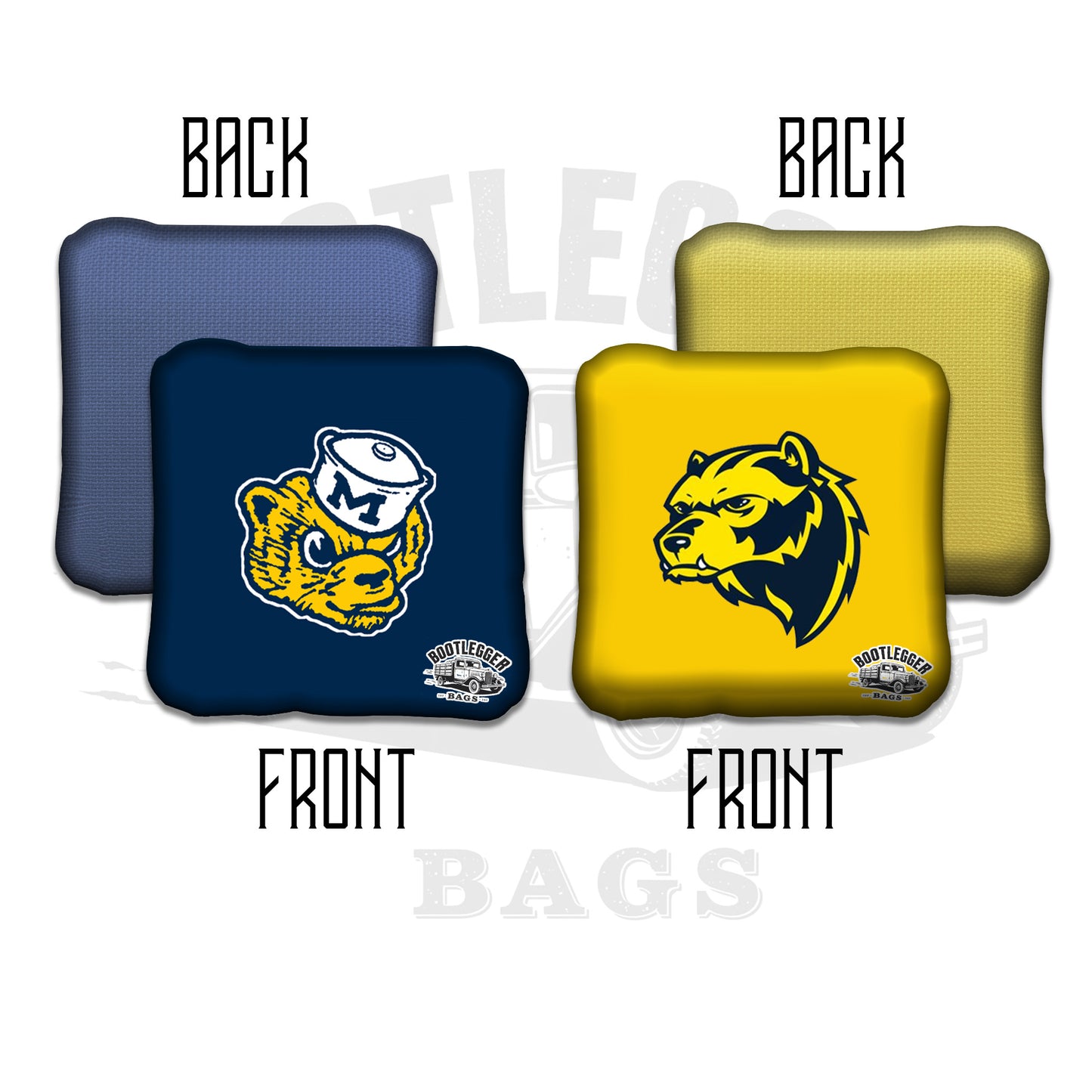 UofM Throwback Cornhole Bags