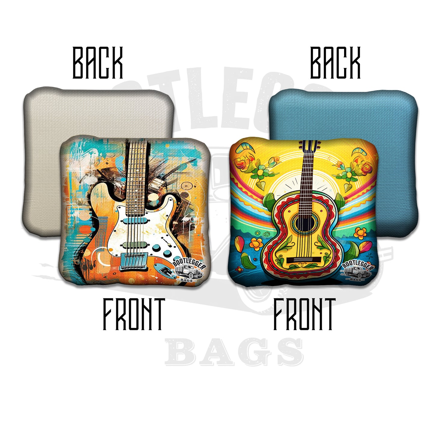Guitar Cornhole Bags
