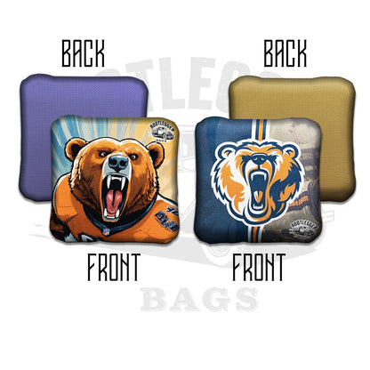 Chicago Bears Fan Art Cornhole Bags