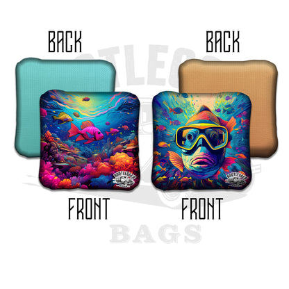 Snorkeling in Paradise Cornhole Bags