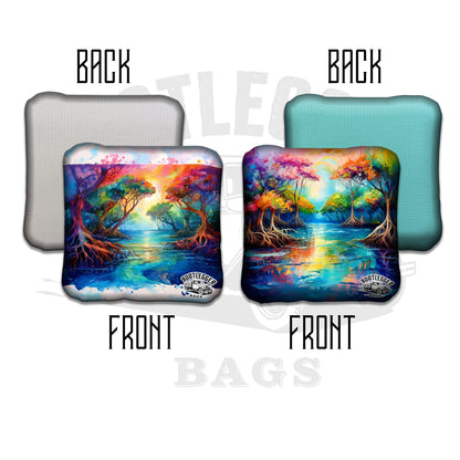 Watercolor Mangroves Cornhole Bags