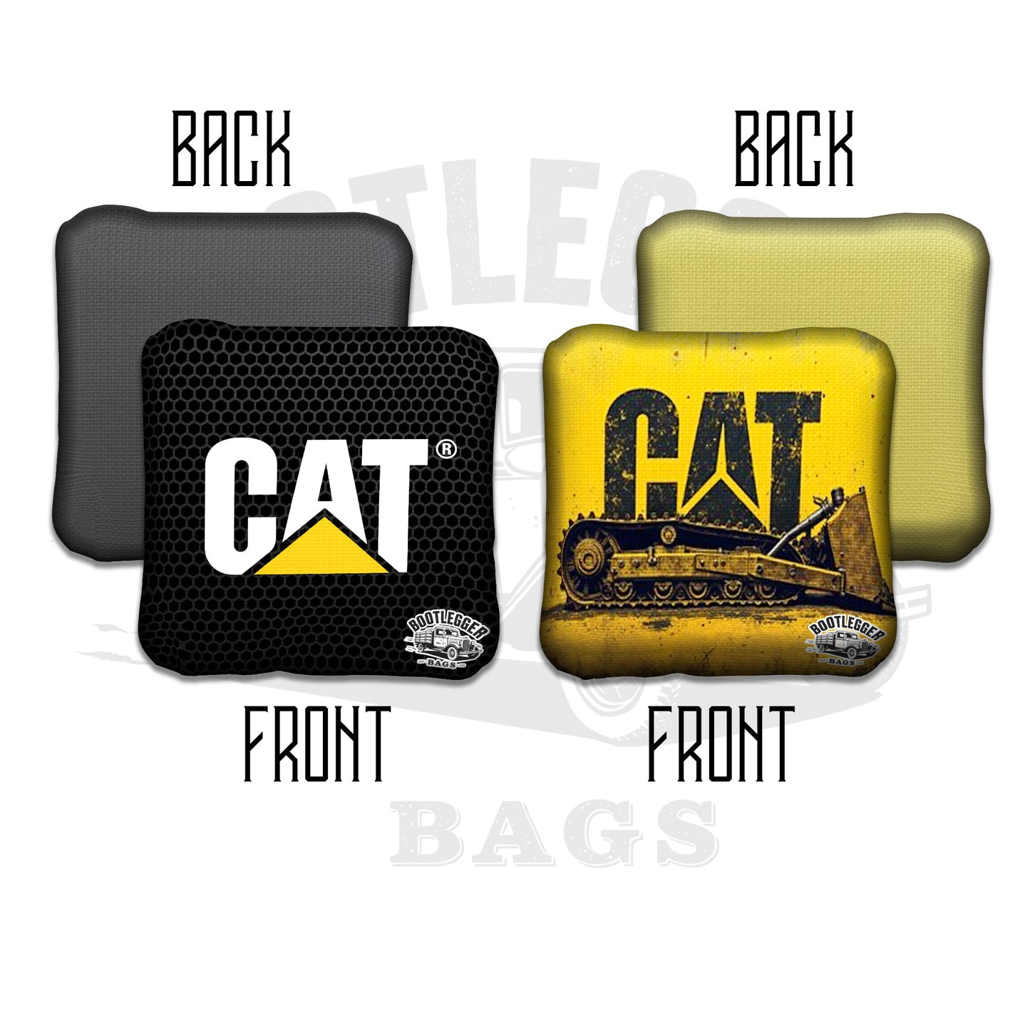 CAT Equipment Logo Cornhole Bags