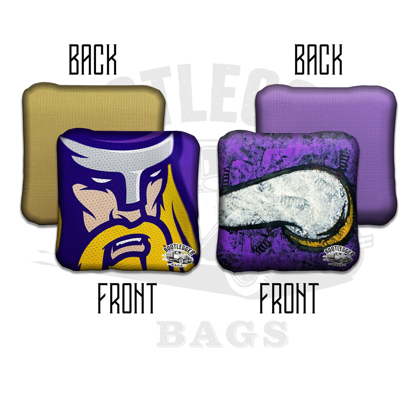 Minnesota Vikings Fan Art Cornhole Bags