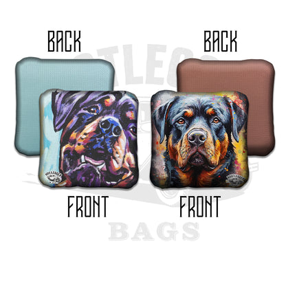 Rottweiler Cornhole Bags