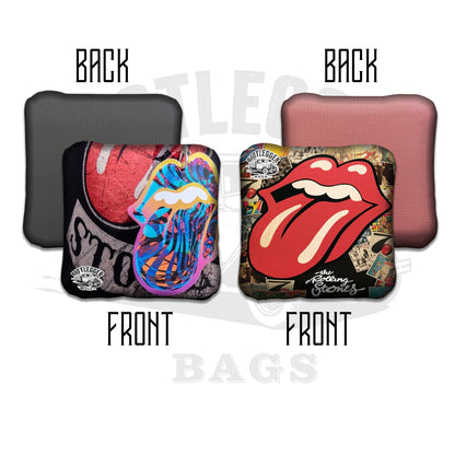 Rolling Stones Fan Art Cornhole Bags